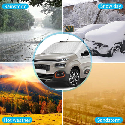 Frontscheibenabdeckung Citroen Berlingo 2018-2025 – Frost & Sonnenschutz