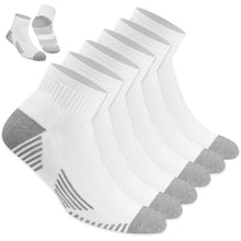 Herren Sportsocken Baumwolle 6er Pack Weiß 47-50