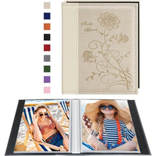 Fotoalbum 10x15cm, 2er-Pack, Leinenoptik, Beige
