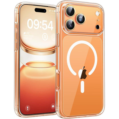 iPhone 17 Pro Max Hülle Transparent MagSafe Kameraschutz Stoßfest
