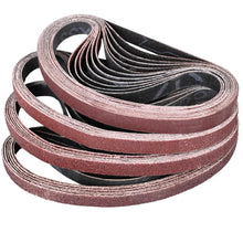 Schleifbänder 10x330 mm, 30 Stück, Mix-Körnung 60-240