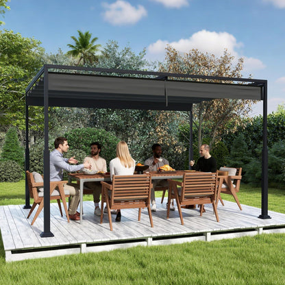 Pergola 3x4m – Terrassenüberdachung, Wasserdicht & Stabil