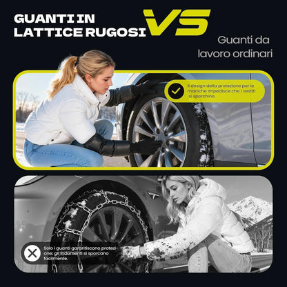 Schneesocken Set mit Handschuhen – Homologiert EN 16662-1