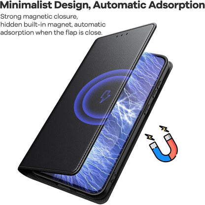Samsung Galaxy S25 FE Klapphülle mit 2x Panzerglas, Kartenfach & RFID-Schutz