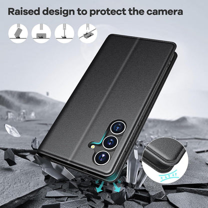 Samsung Galaxy S25 FE Klapphülle mit 2x Panzerglas, Kartenfach & RFID-Schutz
