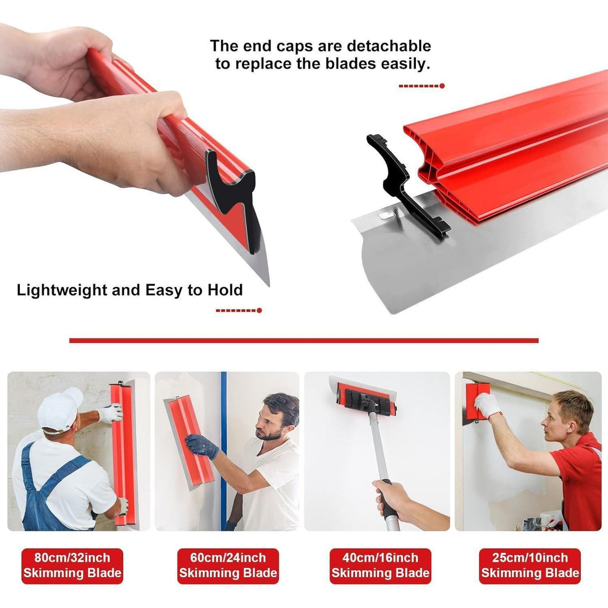 Trockenbau Spachtel Set mit Koffer | 4 Größen + Zubehör