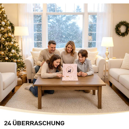 Adventskalender Schmuck Set Gold für Damen & Mädchen