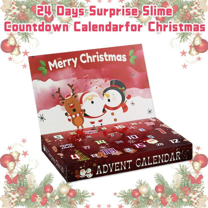 Schleim Adventskalender 2026 für Kinder – 24 Tage Weihnachtsüberraschungen