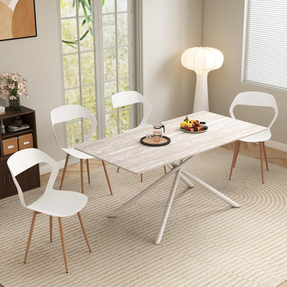Esstisch Set 180cm & 4 Stühle – Modernes Esszimmer-Set