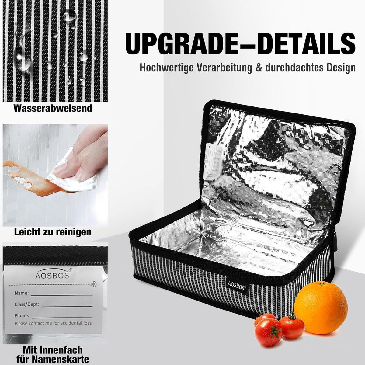 Mini Kühltasche Lunchbox für Herren – 3,5L Lunch Tasche