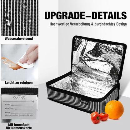 Mini Kühltasche Lunchbox für Herren – 3,5L Lunch Tasche