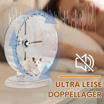 Super-leises Hamsterrad Ø24cm – Rutschfest & Einstellbar