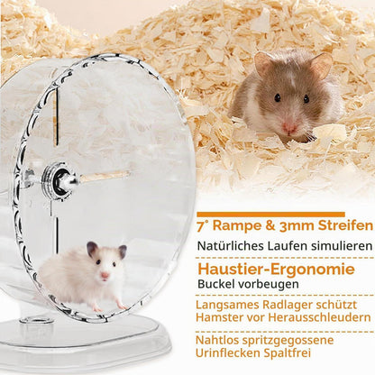 Super-leises Hamsterrad Ø24cm – Rutschfest & Einstellbar