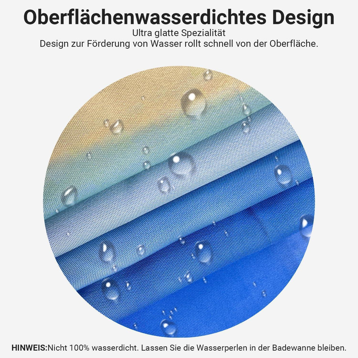 Duschvorhang Leuchtturm 120x180cm Wasserabweisend & Antischimmel