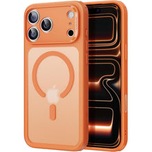 iPhone 17 Pro Max Hülle mit Kamerasteuerung, MagSafe, Militärschutz, Matt Orange