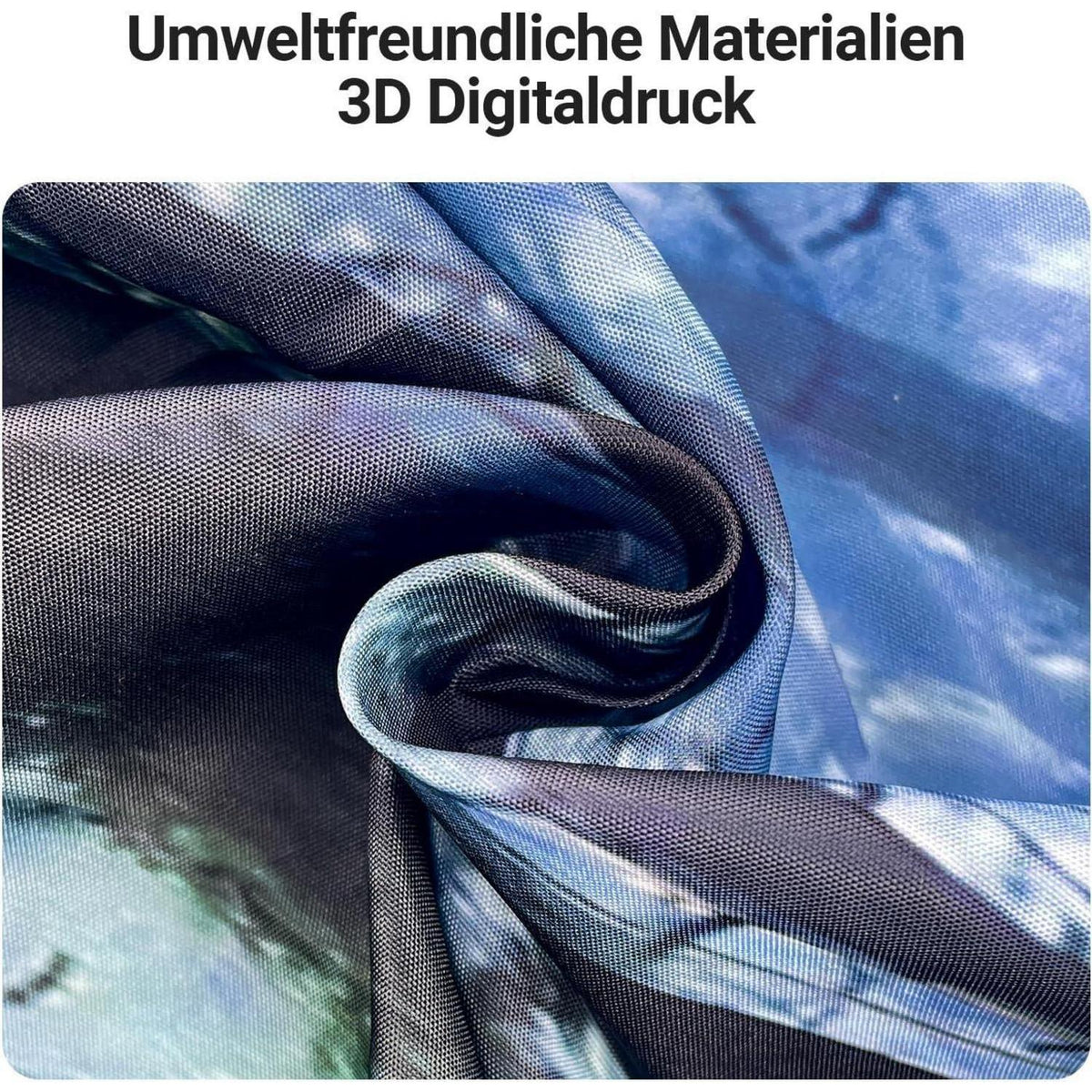 Duschvorhang 150x200 cm Wald Dschungel, Wasserabweisend, Beschwerter Saum