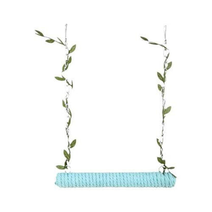 Wellensittich Schaukel aus Naturholz – Vogelschaukel für Käfige