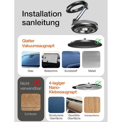 Magnetische Handyhalterung Auto 360° Drehbar