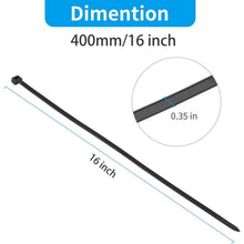 Robuste Kabelbinder 40,6 cm – 500er Pack, Weiß
