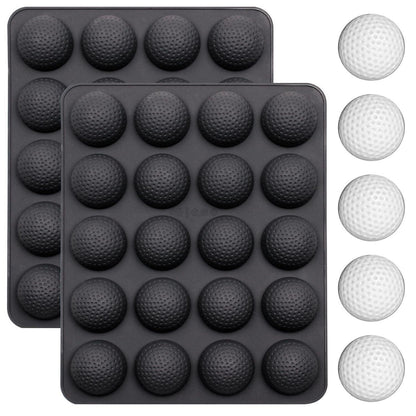 Silikon Golfball Backform - 2er Set für Cake Pops & Co.