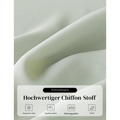 Chiffon Schal Elegant Stola für Abendkleid Hochzeit Salbei Grün Einheitsgröße
