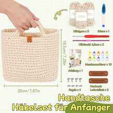Häkelset Tasche für Anfänger mit Anleitung und Wolle