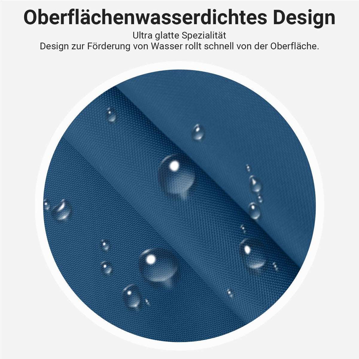 Duschvorhang dunkelblau 120x200 cm | Antischimmel & Wasserabweisend