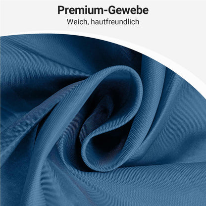 Duschvorhang 200x200 cm Dunkelblau, Wasserabweisend, Beschwerter Saum
