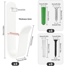 Skateboard Wandhalterung | Snowboard Aufbewahrung 4er Set