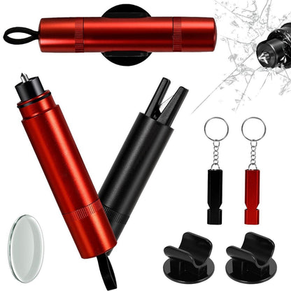 2x Notfallhammer mit Gurtschneider & Glasbrecher – Auto Sicherheit