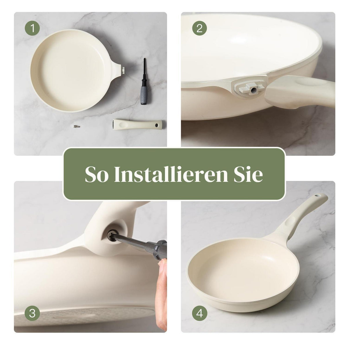 11-teiliges Keramik Topfset Induktion – PTFE-frei & PFAS-frei