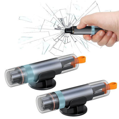 Notfallhammer Auto mit Gurtschneider – 2er Set