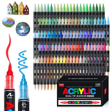 Acrylmarker Set 120 Farben – Wasserdicht & Doppelspitze