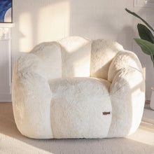 Flauschiger Sitzsack Erwachsene – Blumen Design, Memory Foam