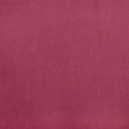 Weinroter Samt Sessel mit Kissen – 60 cm Wohnzimmer Sofa