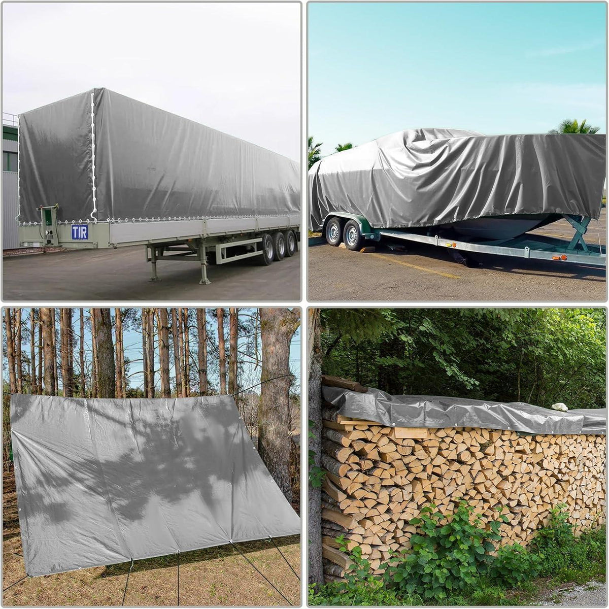 LKW Plane 3x4m – Wasserdicht, Reißfest & UV-beständig