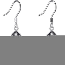 Hängende Sterling Silber Ohrringe mit Abalone Baum des Lebens