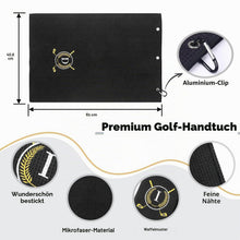 Personalisiertes Golfhandtuch mit Monogramm & Clip