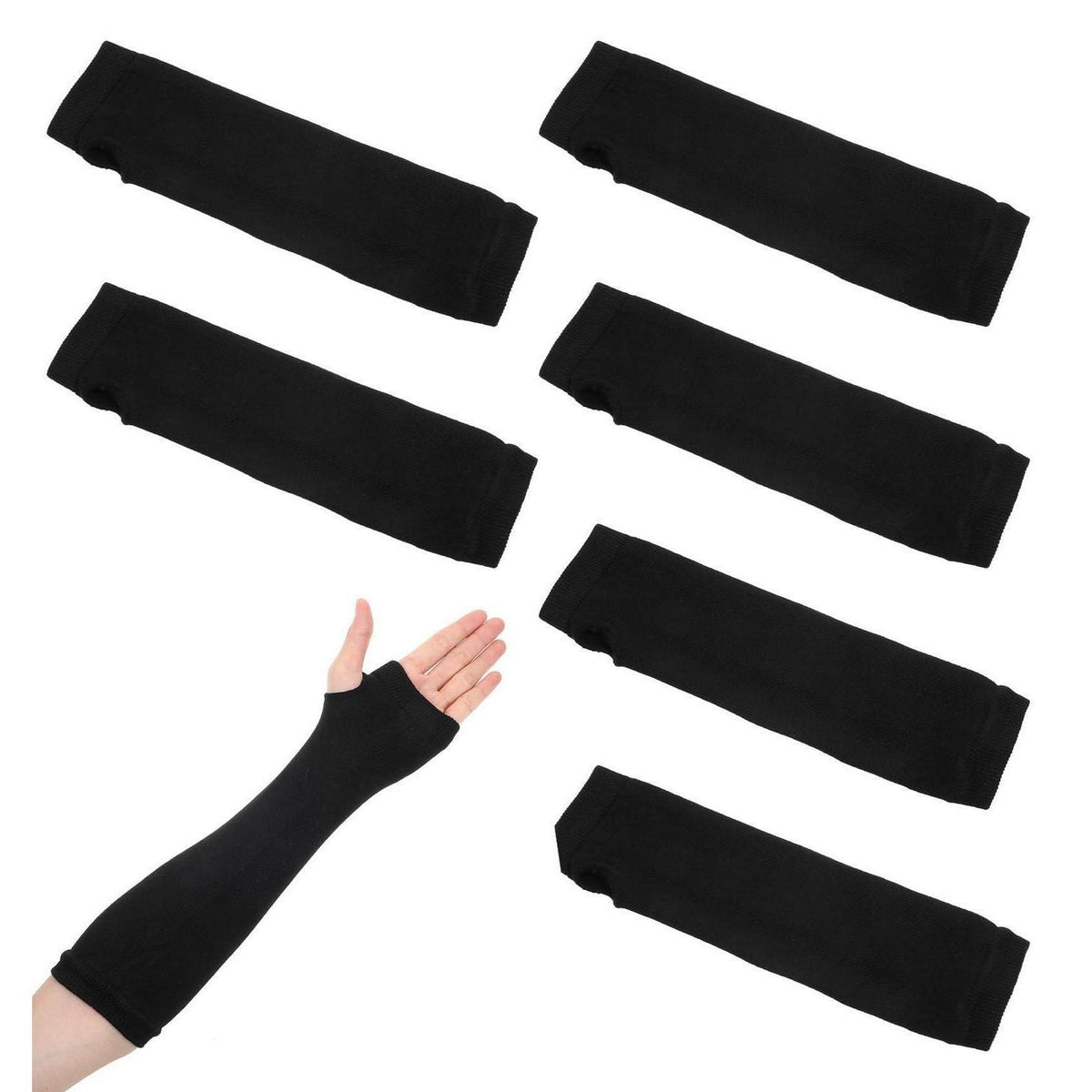 6er-Pack Armstulpen mit Daumenloch – Schutz für Armgips