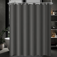Duschvorhang 150x180 cm Dunkelgrau, Antischimmel & Wasserabweisend