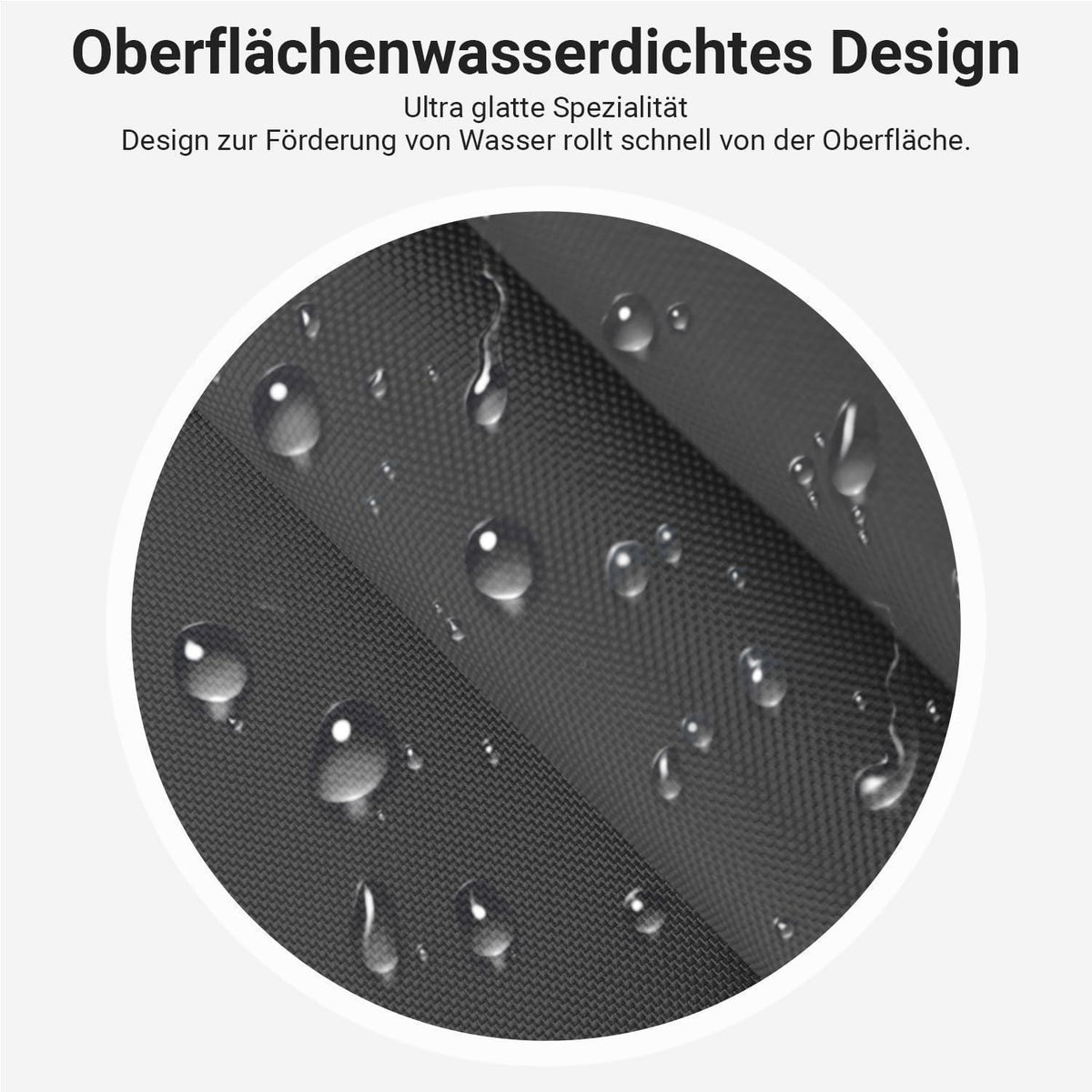 Duschvorhang 150x180 cm Dunkelgrau, Antischimmel & Wasserabweisend