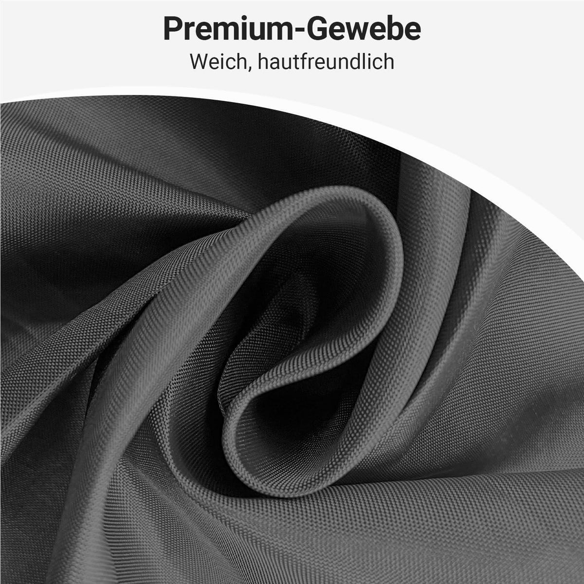 Duschvorhang 150x180 cm Dunkelgrau, Antischimmel & Wasserabweisend