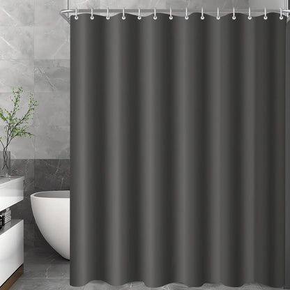 Duschvorhang dunkelgrau 100x180 cm | Antischimmel & Wasserabweisend