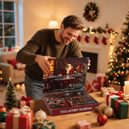 Werkzeug Adventskalender 24-teilig – Weihnachtsüberraschung für Männer