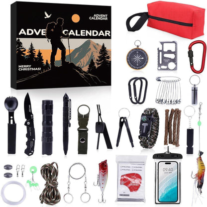 Survival Adventskalender für Männer – 24 Outdoor-Tools