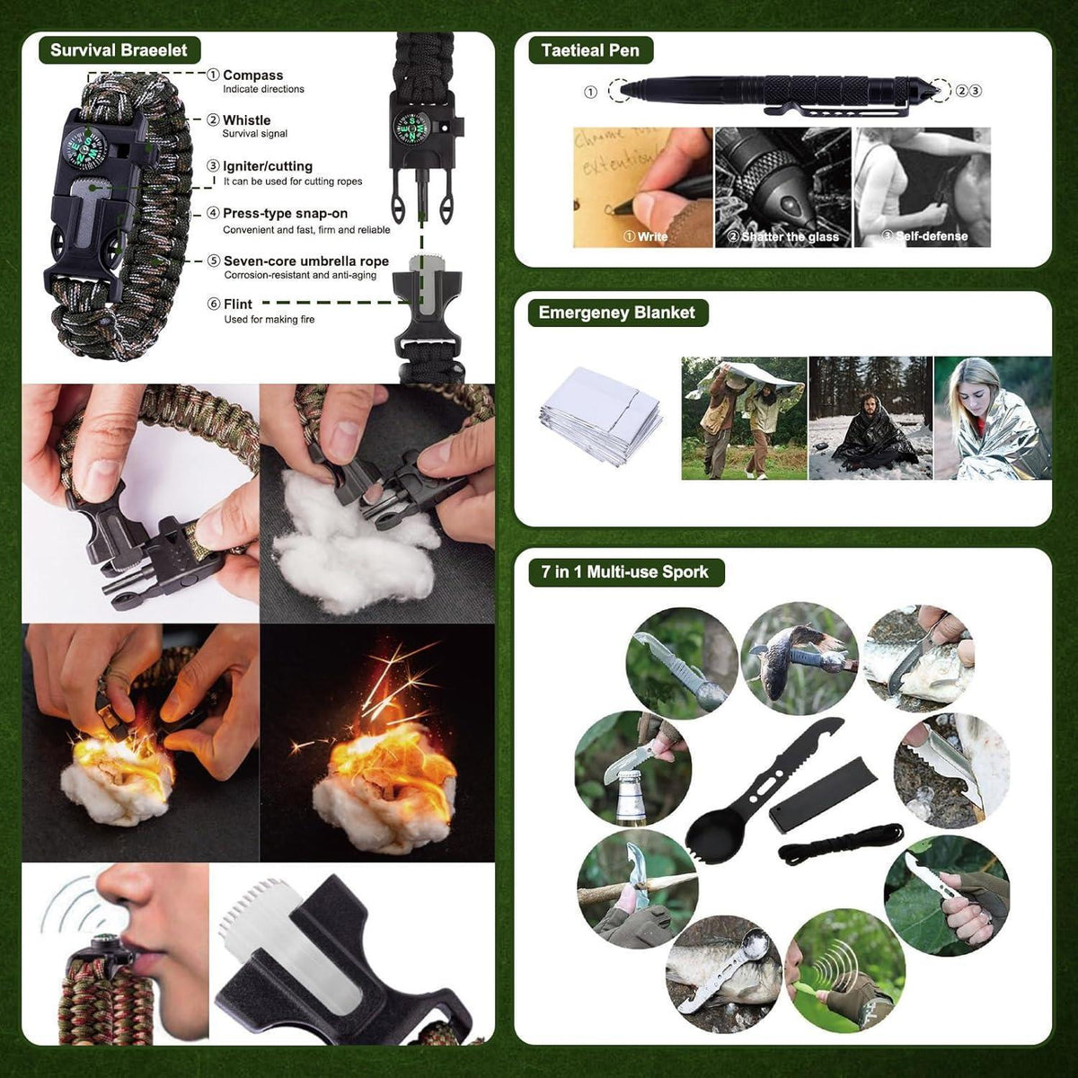 Survival Adventskalender für Männer – 24 Outdoor-Tools