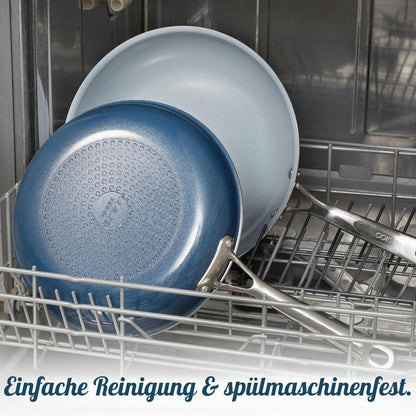 Keramik Pfannenset 3-teilig | Induktion, Gas, Ofenfest, PFAS-frei