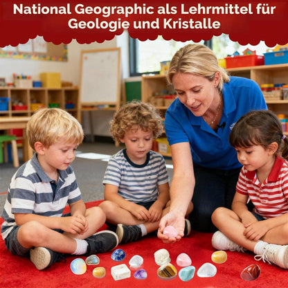 Edelstein Adventskalender 2026 – 24 Natürliche Kristalle für Kinder