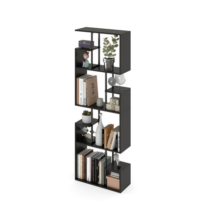 Modernes Bücherregal Schwarz – Raumteiler & Standregal