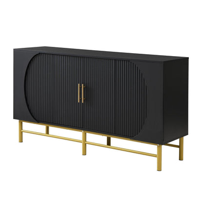 Moderne Kommode 145cm – Sideboard mit verstellbaren Regalen